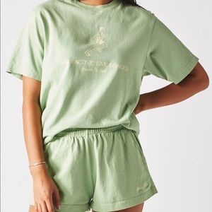 SPORTY & RICH Honeydew Live Longer T-Shirt - XS